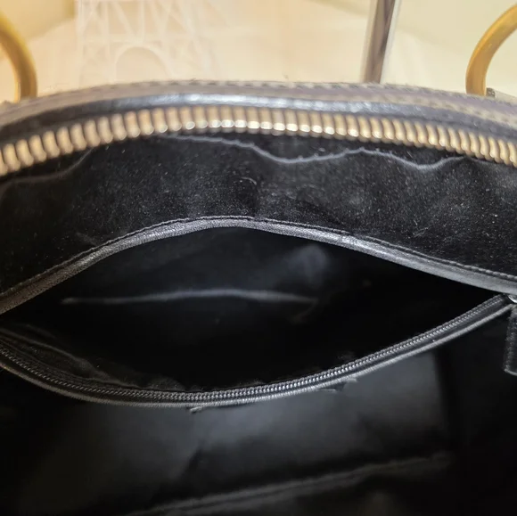 YSL Rive Gauche Embossed Suede Muse Bag. With COA. VGUC - Picture 12 of 14